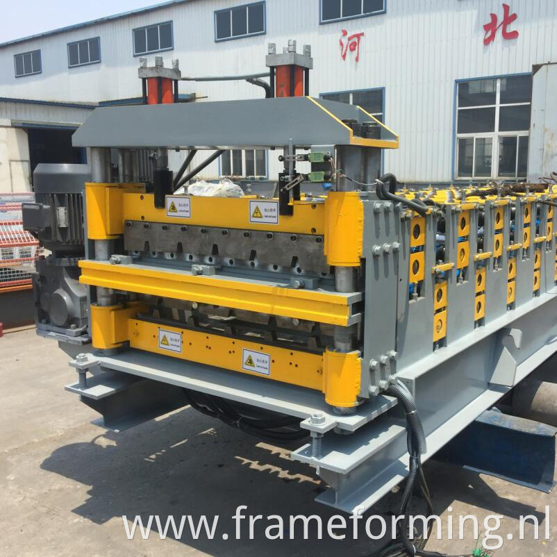 double layer roofing tile making machine 8